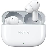 realme Earbud T300, Deep Bass, 30db ANC, Immersive Sound, Up to 40 Hour Playtime with Charging case, Bluetooth 5.3, Youth White