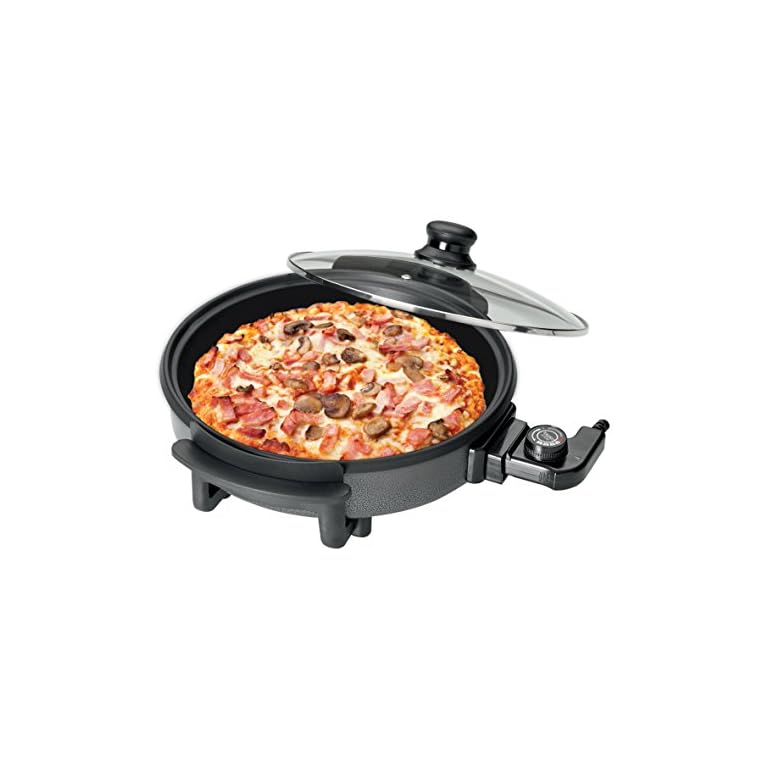 Quest 35500 40cm MultiFunction Electric Cooker Pan with Lid/Adjustable