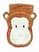 Furnis 559B Organic Cotton Washcloth Hand Puppet, Monkey, Large (Adult Size)