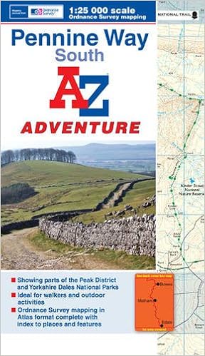 Pennine Way Os Map Penine Way (South) Adventure Atlas 1:25K A-Z: Geographers' A-Z Map Company:  9781843489610: Amazon.com: Books