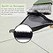Guay Clean Angled Broom and Dustpan Set with Adjustable Handle - Easy Sweeping for Home Kitchen Office Floor - Collects Dust Dirt Debris - Built-in Broom Comb - Blue