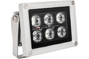 IR Illuminator 15° /30° /45° /60° /90° View Angle Invisible 940nm 6 LEDs IR Array Infrared Light Waterproof CCTV Camera Night