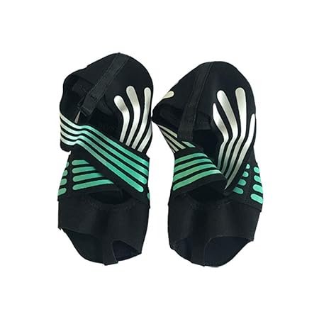 CplaplI Yoga-Fitness-Ausrüstung, Damen, rutschfest, für Fitness, Tanz, Pilates, Professionelle Indoor-Yoga-Schuhe türkis m