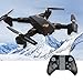 LEANINGTECH XS809W WiFi FPV Foldable RC Quadcopter with Camera 10 Minutes, 2.4GHz 6-Axis Gyro Remote Control Drone Gravity Sensor Altitude Hold Headless Function