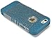 iPhone 5 Case, Bastex Heavy Duty Hybrid Protective Case - Soft Neon Blue Silicone Cover Hard Clear Sparkly Glitter Design Case for Apple iPhone 5, 5S, 5GINCLUDES STYLUS
