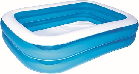 blue deluxe inflable para piscina