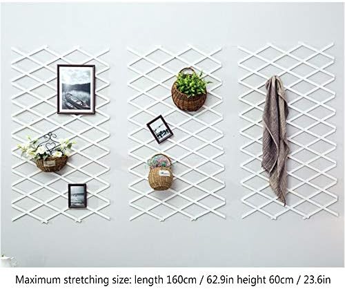 拡張可能な竹柱トレリス長方形フレームパティオクライミング屋内屋外植物トレリス植物拡張