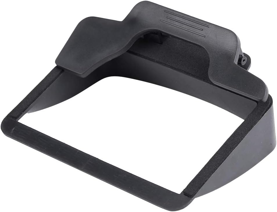 Cuque Car GPS Navigation Sun Shade Visor Shield ABS Durable GPS Sun Shade Visor Screen Universal for 5 INCH Digital Products Screen Hood Black GPS Visor Hood