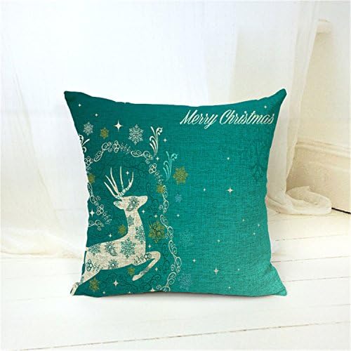 ZhenNangA Newest Fashion Home Decorative Pillow New Arrival Christmas Style Throw Pillows Car Home Decor Cushion With Reindeer Printed C 45x45cm