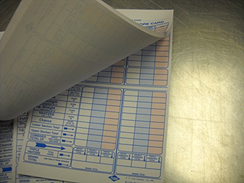 150 Triple Yahtzee Score Sheets