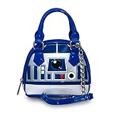 Loungefly X Star Wars R2D2 Micro Mini Dome Crossbody Bag in Silver/Blue