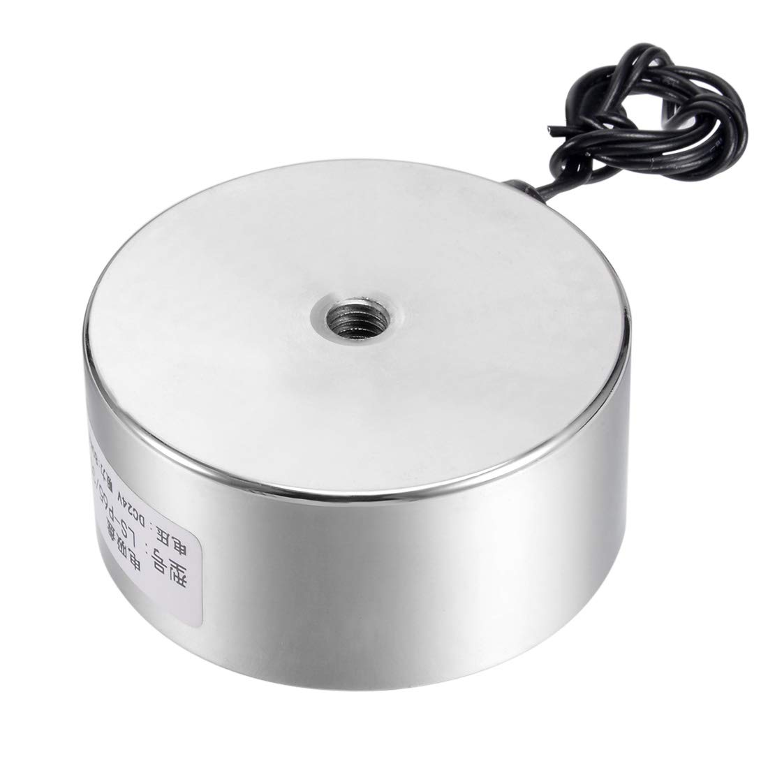 uxcell 80x38mm DC12V 1000N Electric Sucking Disc Solenoid Lift Holding Electromagnet