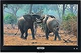 Jensen JTV19DC HD Ready 19 Inch 12V DC RV LED TV with Integrated HDTV (ATSC) Tuner, HD Ready (1080p, 720p, 480p), 1366 x 768 Full HD, Dual Function Wireless Remote Control, Black