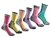 welltree Women's Hiking/Skiing/Trekking Socks Multi Performance Outdoor Sport Socks Ankle - Combination 1-6 Pairs