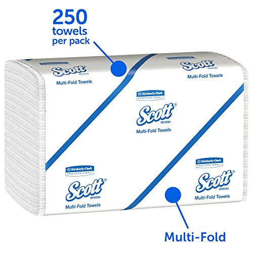 Scott Multifold Paper Towels for Small Business (08009), 9.2” x 9.4