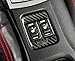 wroadavee Carbon Fiber Center Console Seat Heating Button Cover Trim for Subaru BRZ 2012-2018（ Model A）