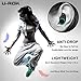 Bluetooth Wireless Earbuds with 800mAh Charging Box, Touch Control Sports Earphones in-Ear IPX5 Waterproof HD Stereo Sweatproof Headphones with Built-in Mic (Black + Wall Charger)