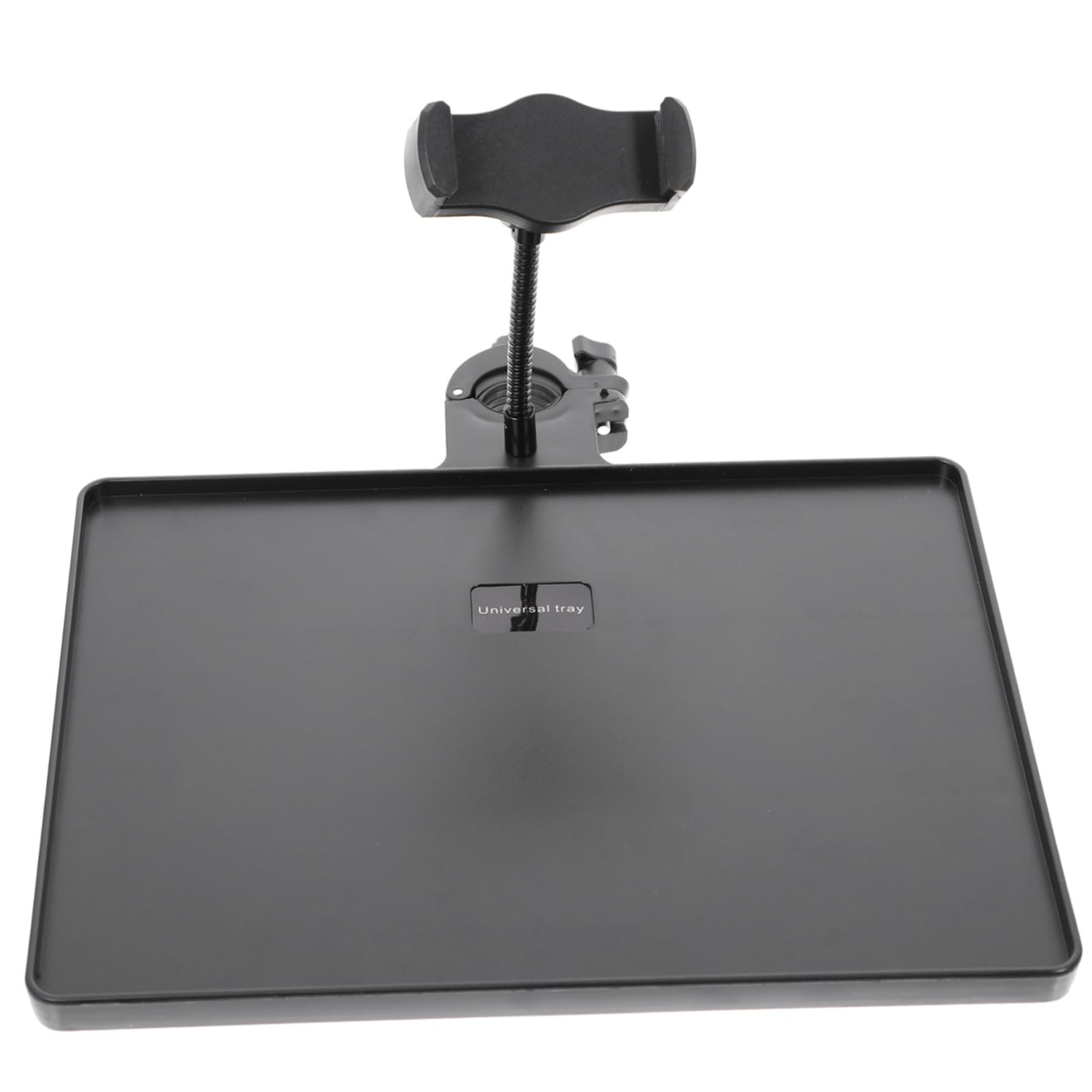 Milisten Stand Rack Holder Shelf On Clamp-on Sound Tray Live Phone Chat Broadcast Microphone Bracket for Streaming Card Music Alloy Clamp Room