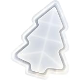 Ubxvamm Silicone Serving Platter Mould Christmas Tree Shaped Dish Molds Epoxy Resin Mold for Jewelry Storage Tray Making