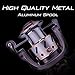 Sougayilang Fishing Reel Spinning -12+1BB Ultralight Smooth Powerful Spinning Reels for Freshwater Saltwater Bass Fishing（13bbdk-6000）