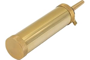 Muzzle-Loaders™ Black Powder Flask - 1350 Grain Capacity - Brass Powder Flask