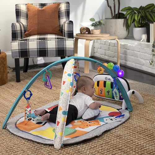 BABY EINSTEIN 4-IN-1 KICKIN’ TUNES MUSIC AND LANGUAGE PLAY GYM AND PIANO TUMMY TIME ACTIVITY MAT