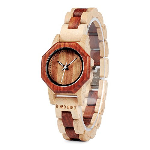 wooden hand watch