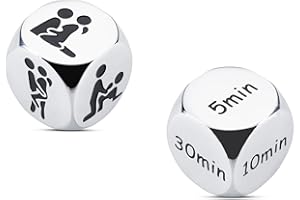 FREREFETER Christmas Stocking Stuffers for Adults Funny Date Night Idea Couple Gift for Him Her Naughty Game 2Pcs Dice for Boyfriend Girlfriend Anniversary Gif for Husband Wife Valentine's Day Gift for Women Men