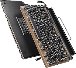 Retro Typewriter Keyboard, Mechanical Bluetooth