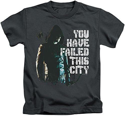Arrow You Have Failed Little Boys Shirt Charcoal SM (4)