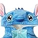 Gimilife Pet Costume, Dog Hoodie,Pet Xmas Pajamas Outfit, Pet Coat for Small Medium Large Dogs and Cats,Pet Disney Stitch Cartoon,Halloween and Winter L