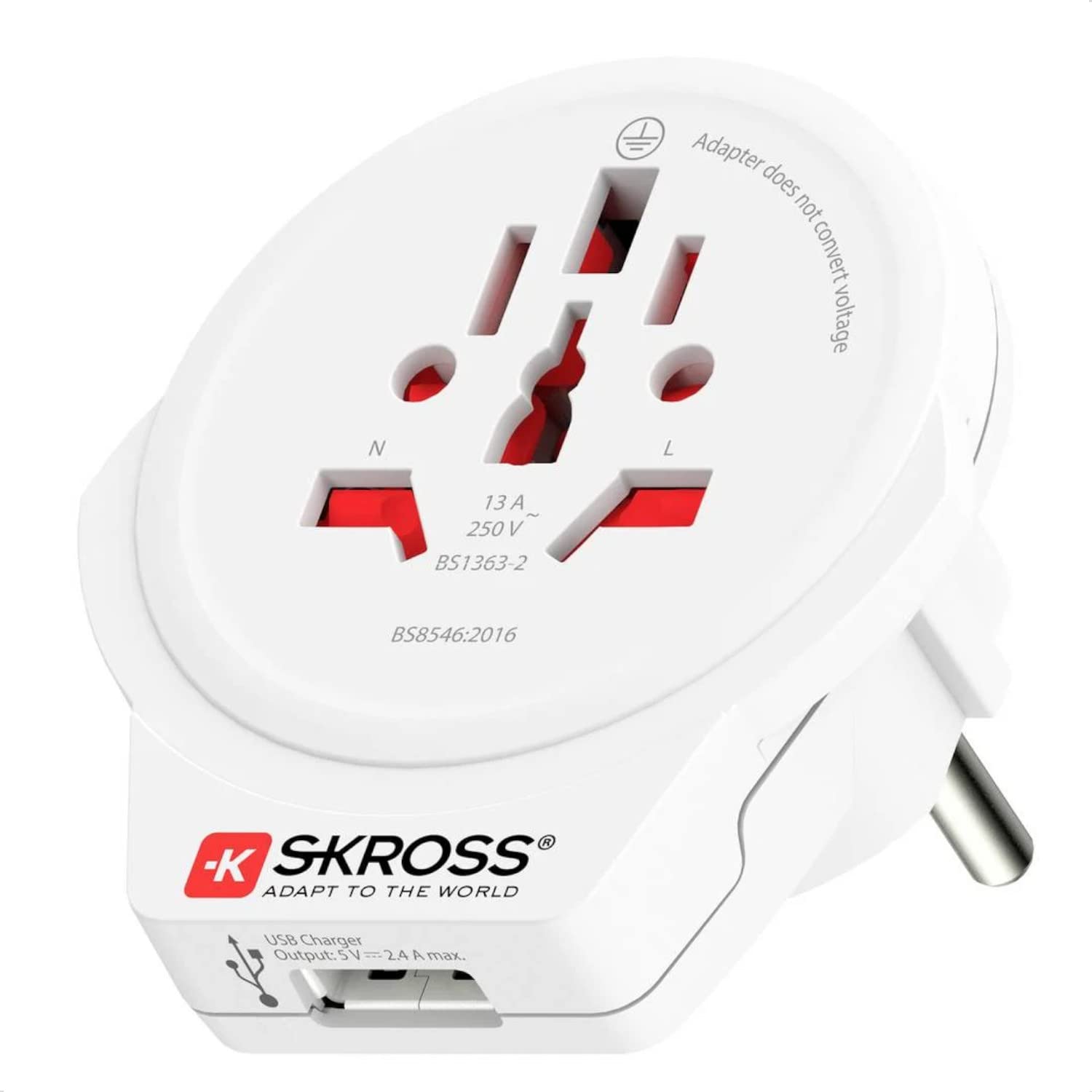 Photo 1 of SKROSS World to Europe 1500266 USB 1.0 Travel Adapter