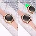 EZCO Bezel Ring Compatible with Samsung Galaxy Watch 42mm / Galaxy Sport, Stainless Steel Bezel Styling Loop Adhesive Cover Protector Anti Scratch for Galaxy Watch 42mm SM-R800
