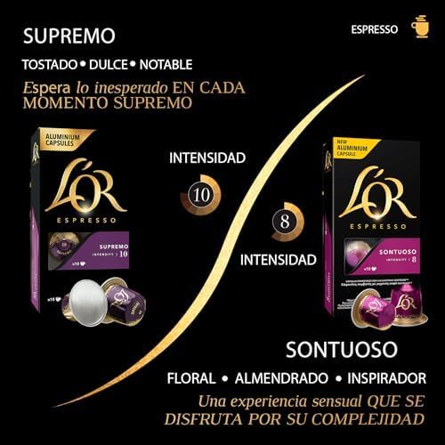 Espresso Café Surtido | 8 Sabores | 80 Cápsulas