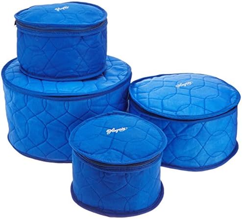 Hagerty Plate Saver China Storage, Set of 4, Blue