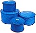 Hagerty Plate Saver China Storage, Set of 4, Blue