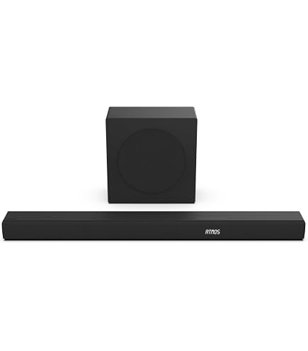Hisense サウンドバー ブラック Amazon.com: Hisense 3.1 Ch 380W Soundbar with Wireless Subwoofer