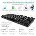 Wireless Keyboard and Mouse Combo Whisper Quiet Keyboard Full Size Multimedia Waterproof Keyboard Mouse for Windows Laptop Notebook PC Desktop Computer