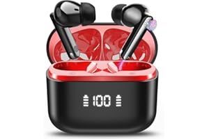 Bluetooth 5.3 Earphones with HiFi Stereo, Wireless in Ear Headphones with HD Mic, 48H Bluetooth Headphones with Noise Reducti