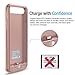 iPhone 7 Battery Case, Nero7 (Apple MFi Certified Connector) 120% Extra Charging Power Extended Portable Slim Protective Charger Juice Pack (Rose Gold)