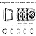 Apple Watch Case for Series 3, Series 2, Series 1 42mm, Icesnail Apple Watch Plate Soft Slim Protective Cover Bumper for iWatch Nike+, Sport, Edition All Models (42silver)
