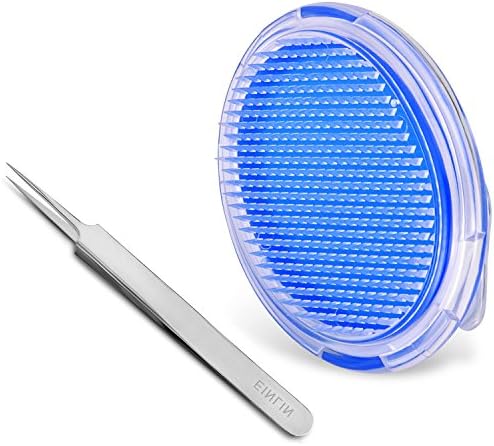 EINLIN Razor Bumps and Ingrown Hair Treatment Brush with Ingrown Hair and Bikini Bumps Tweezers to Prevent,Remove and Exfoliate Ingrown Hairs and Eliminate Shaving Irritation
