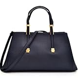 Dasein Faux Buffalo Leather A Frame Satchel, Shoulder Bag, Handbag, Tablet Bag, iPad Bag