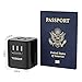 Universal Travel Adapter, TESSAN International Power Plug Adapter with 3 USB Charging Ports, All-in-one European Adapter, Worldwide AC Outlet Wall Charger US To Europe UK AU Asia Over 150 Countries