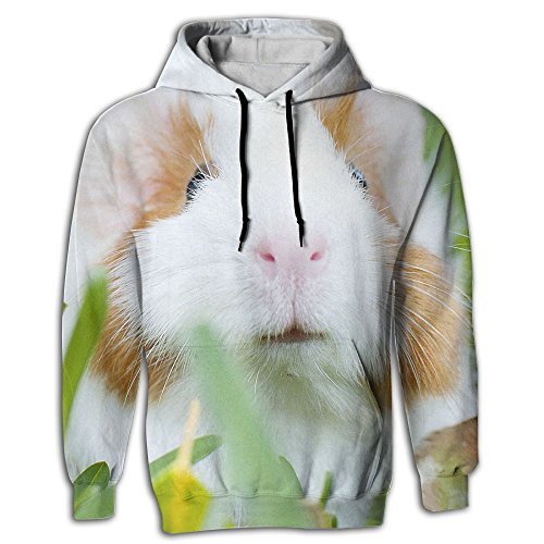 3D Cute Rabbit Bunny Men's Pullover Hooded Sweatshirt With Pockets Casual Hoodies XXL