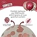 Bonus Accessories! Burgundy Balloons, Rose Gold Confetti Balloons with Accessories - Pack of 30, 3 Style, 12 inch | Great for Bridal Shower Decorations | Birthday Decorations | Wedding Balloons