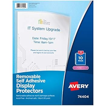 Avery Top-Load Display Sheet Protectors, Letter Size, 10 per Pack (74404)