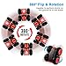 allcaca Auto RC Car 2.4Ghz 4WD Remote Control Car Monster Truck Off-Road Vehicle 1:24 Scale 360 Degree Water and Land RC Stunt Car Buggy Hobbies Toy for Kids & Adults,Red