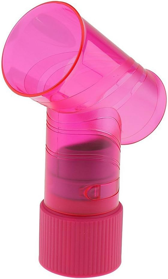 Fuhao Plastic Wind Spin Magic Curl Hairdryer Diffuser Air Curler by Hair Dryer - Pink