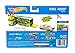 Hot Wheels GREEN PENCIL PUSHER Big Rig Semi Truck & Trailer w/ Detachable Cab & School Bus